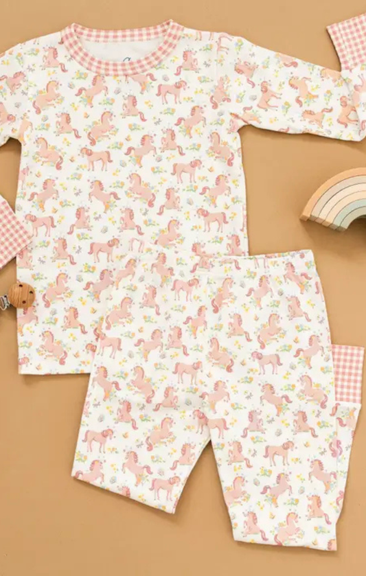 Unicorn's Meadow Long Pajamas