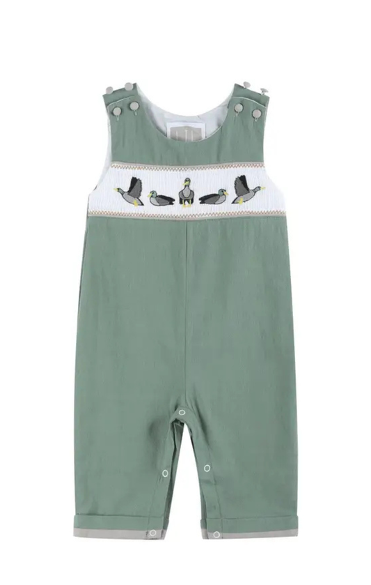 Mallard Smocked Overalls