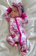 Load image into Gallery viewer, Violet Rose 2-Way Zip Romper
