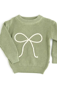 Load image into Gallery viewer, Green Bow Sweater
