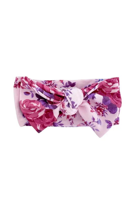 Violet Rose Knot Bow