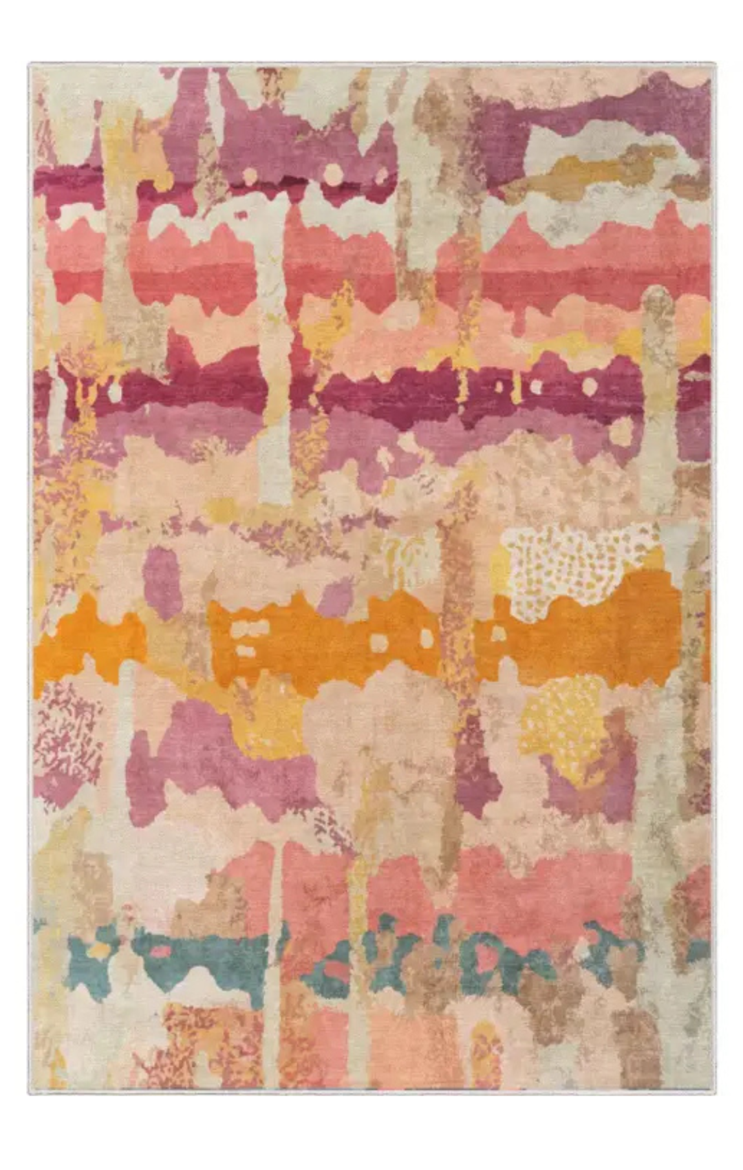 Apollo Couleurs Lumineuses – Radiant Abstract Multicolor Rug 5"3 x 7"3'