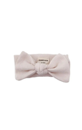 Load image into Gallery viewer, Organic Waffle Knot Bow - Snow
