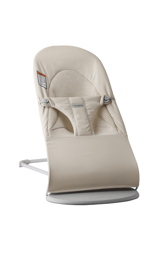 BabyBjorn Bouncer Balance Soft - Light beige - Woven/Jersey
