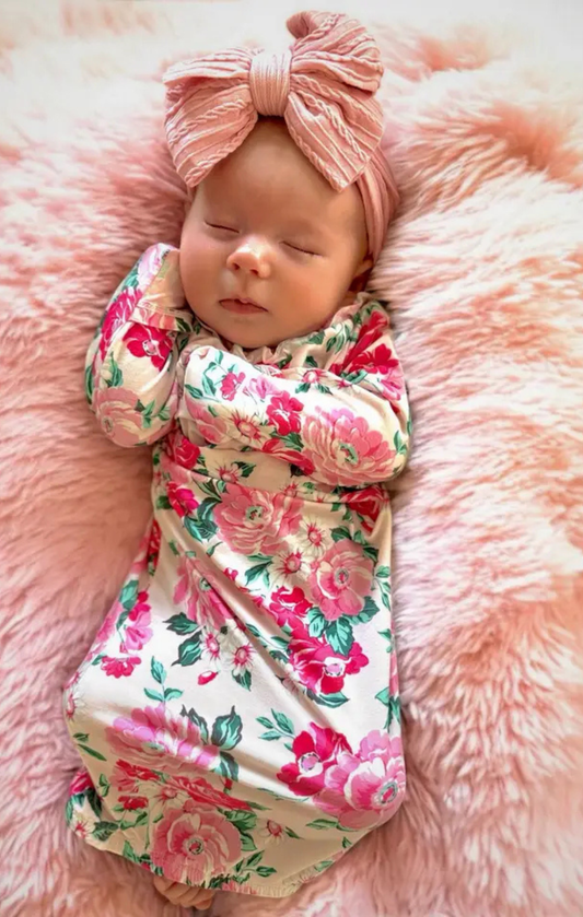 Pink Splendor Kimono Gown
