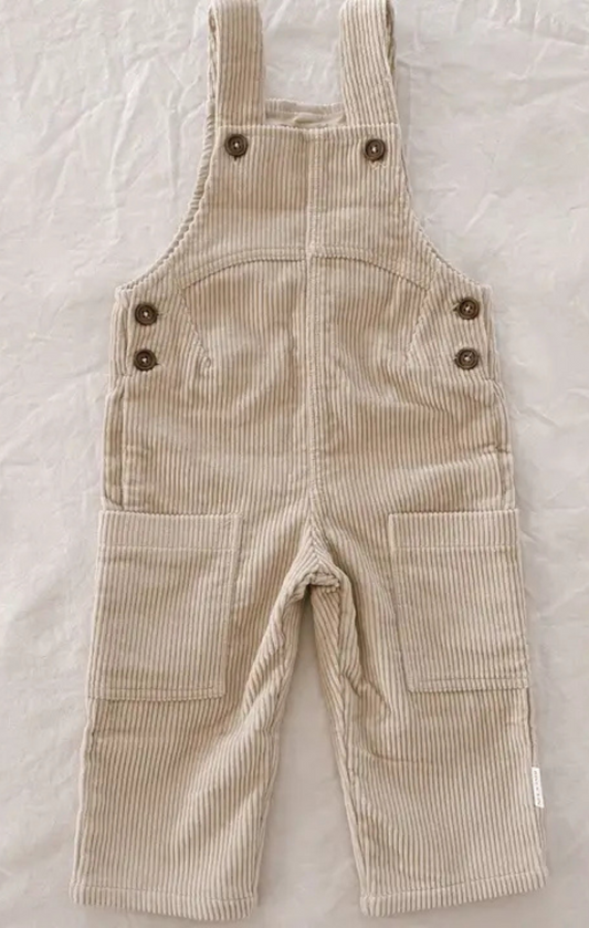 Oat Corduroy Overalls