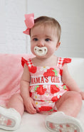 Load image into Gallery viewer, Mama's Girl Strawberry Bubble Romper
