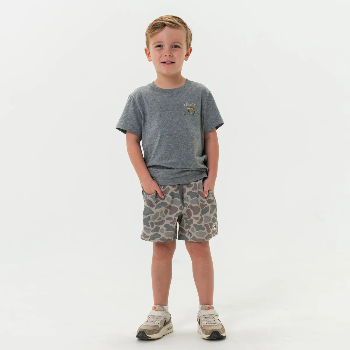 Burlebo Classic Deer Camo Athletic Shorts