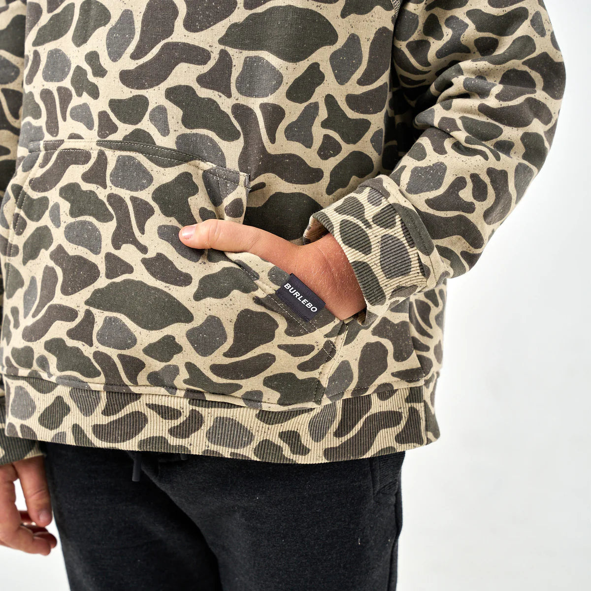 Youth Fleece Hoodie Classic Deer Camo