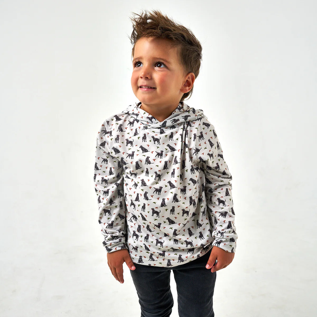 Youth Performance Hoodie - Ducks & Dogs