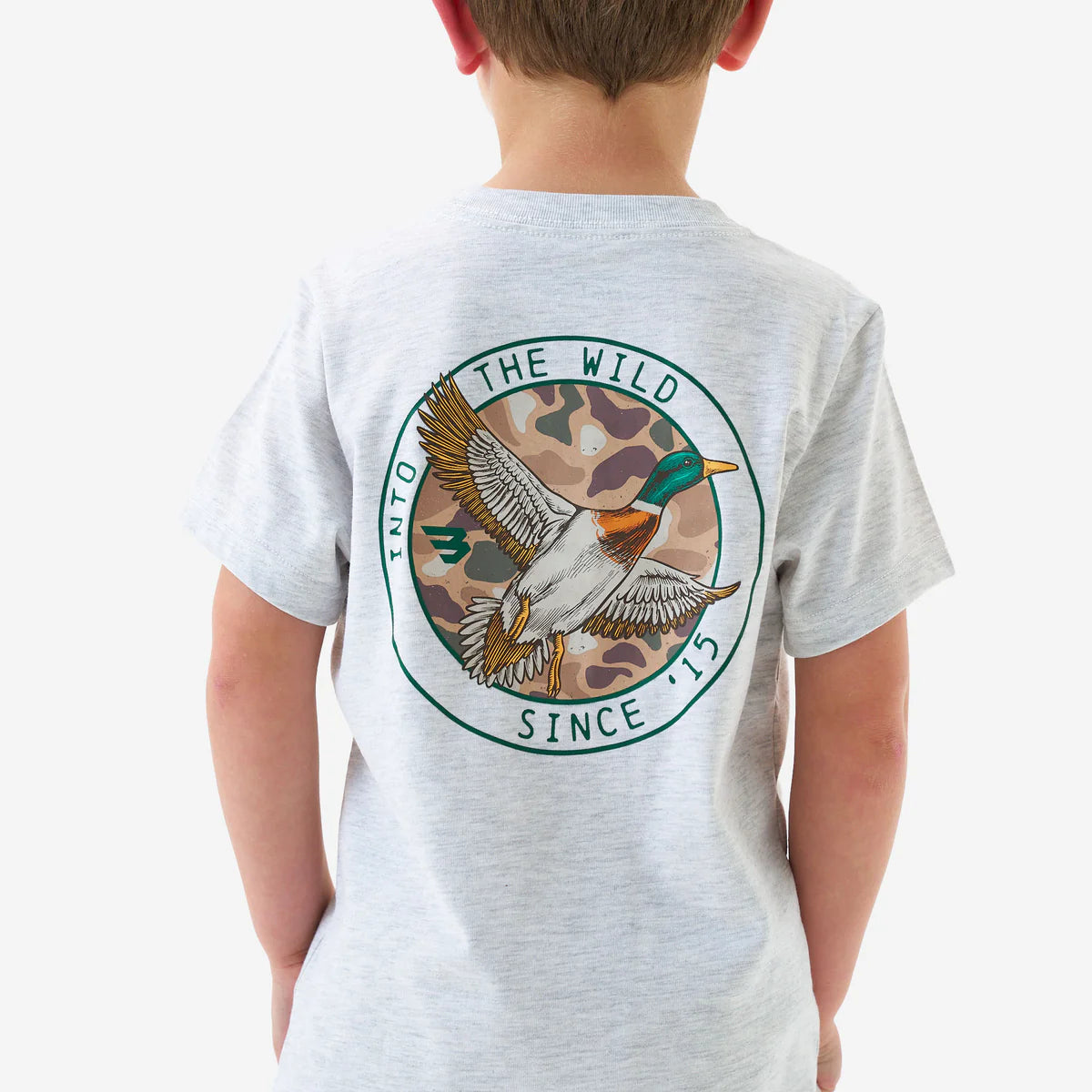 Burlebo Youth SS Tee- Camo Mallard Duck