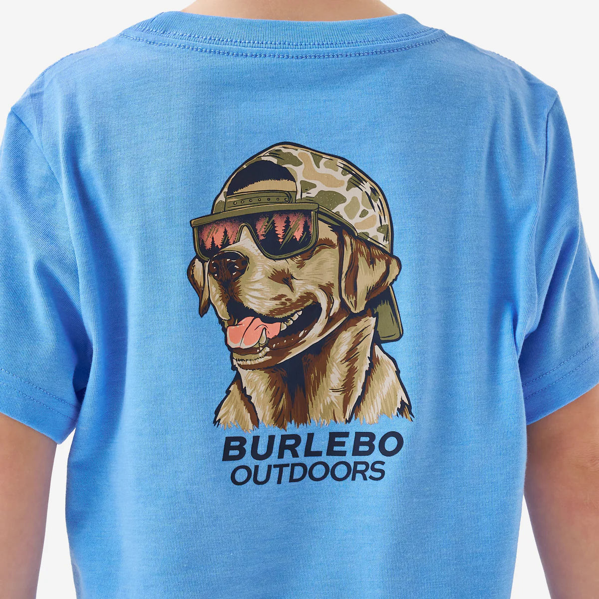 Burlebo Youth SS Tee- Mallard Camo Dog