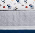 Load image into Gallery viewer, Zoo Sports 3 pc Baby Crib Nursery Bedding Set
