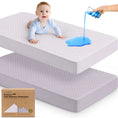 Load image into Gallery viewer, 2-Pk Quin Protect + Waterproof Crib Protector Cover
