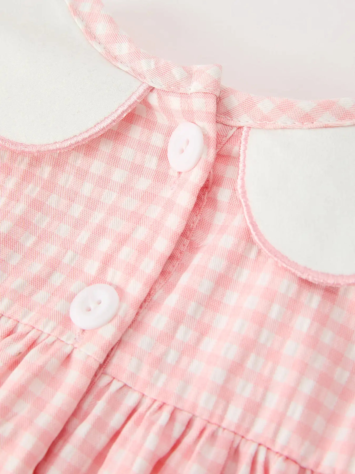 Pink Gingham Duck Bloomer Set