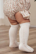Load image into Gallery viewer, French Lace Socks | Light Ivory
