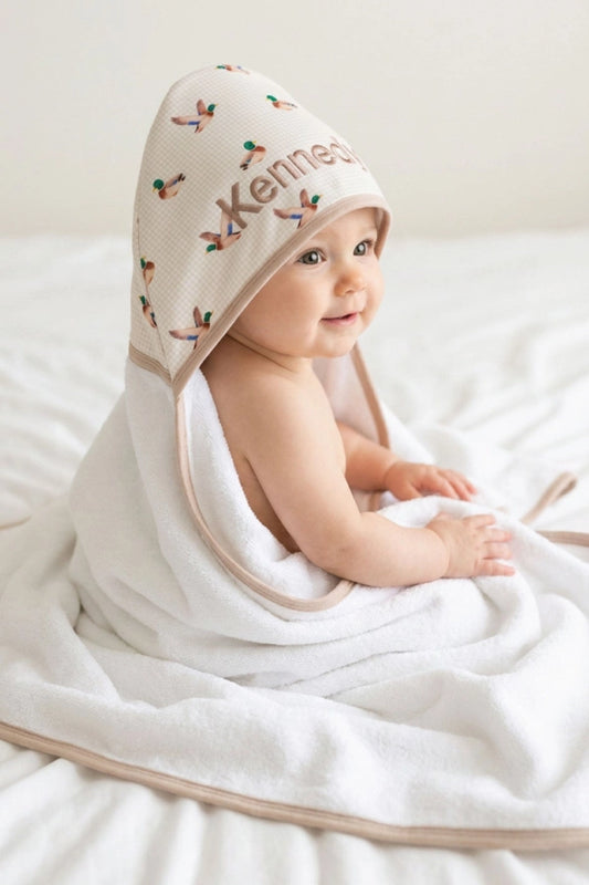 Little Mallard Bamboo Hooded Towel