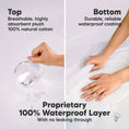 Load image into Gallery viewer, 2-Pk Quin Protect + Waterproof Crib Protector Cover
