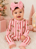 Load image into Gallery viewer, 2 Way Zip Romper Gingerbread Lane Pink
