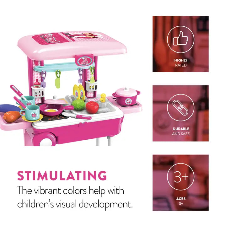 Lil Chef Pink Suitcase