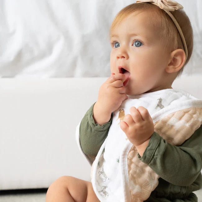 Aden+Anais Safari Dreams Organic Burpy Bibs 2-Pack
