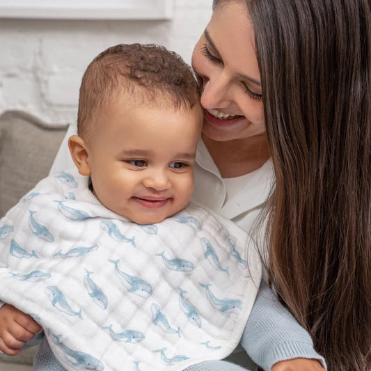 Aden+Anais Oceanic Organic Burpy Bibs 2-Pack