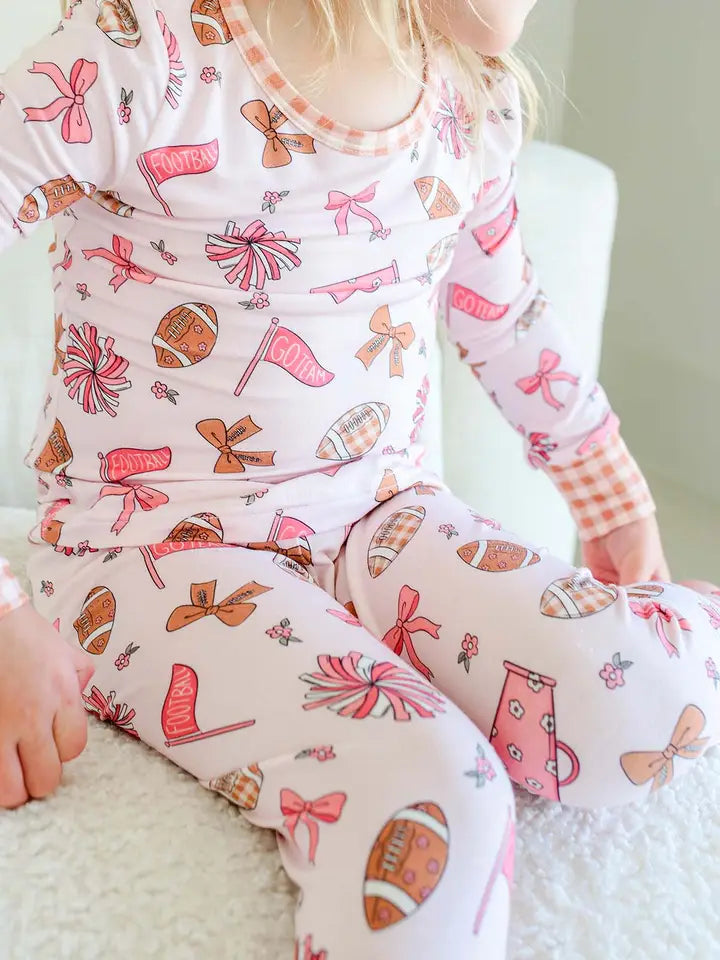 Huddles & Cuddles Pink Two Piece Pajama Set