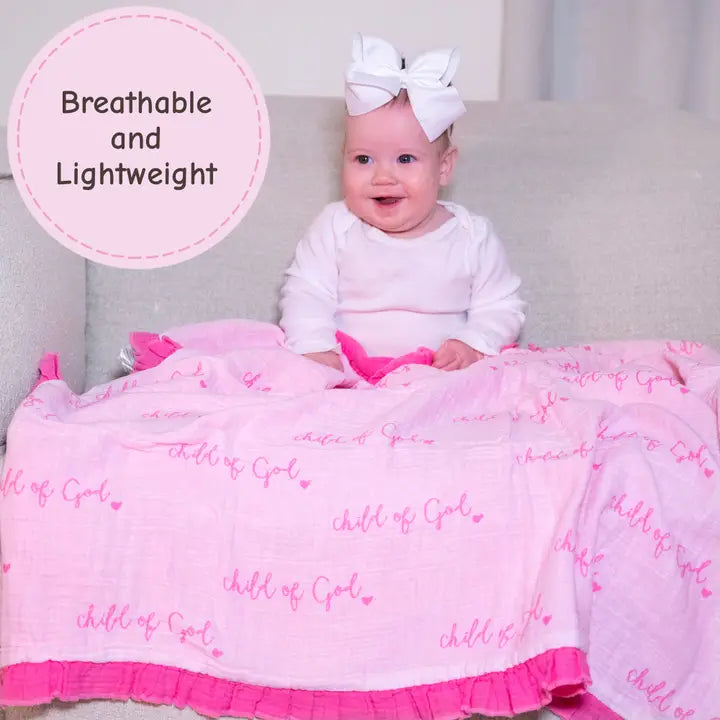 Child Of God Baby Muslin Quilt