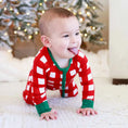 Load image into Gallery viewer, Christmas Bamboo Convertible Zip Romper
