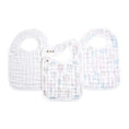 Load image into Gallery viewer, Aden+Anais Above the Clouds Organic Snap Bibs 3-Pack
