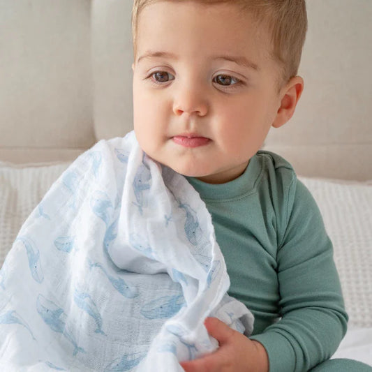Aden+Anais Oceanic Organic Swaddles 2-Pack