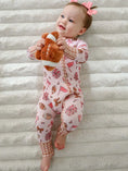 Load image into Gallery viewer, Huddles & Cuddles Pink Convertible Zipper Romper
