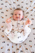 Load image into Gallery viewer, Little Builder Convertible Zip Romper
