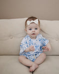 Load image into Gallery viewer, Blue Bow Shorts Set
