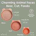 Load image into Gallery viewer, 3pc Stackable Snack Bowls -Terracotta/Blush
