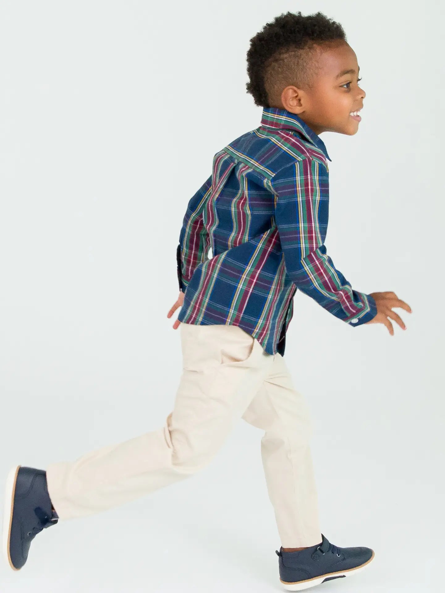 Boys Khaki Stretch Chino Pants