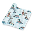 Load image into Gallery viewer, Down By The Pond Muslin Swaddle Blanket

