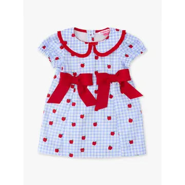 Apple Orchard Bow Peter Pan Dress