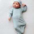 Load image into Gallery viewer, Blue Bird Knotted Gown & Hat
