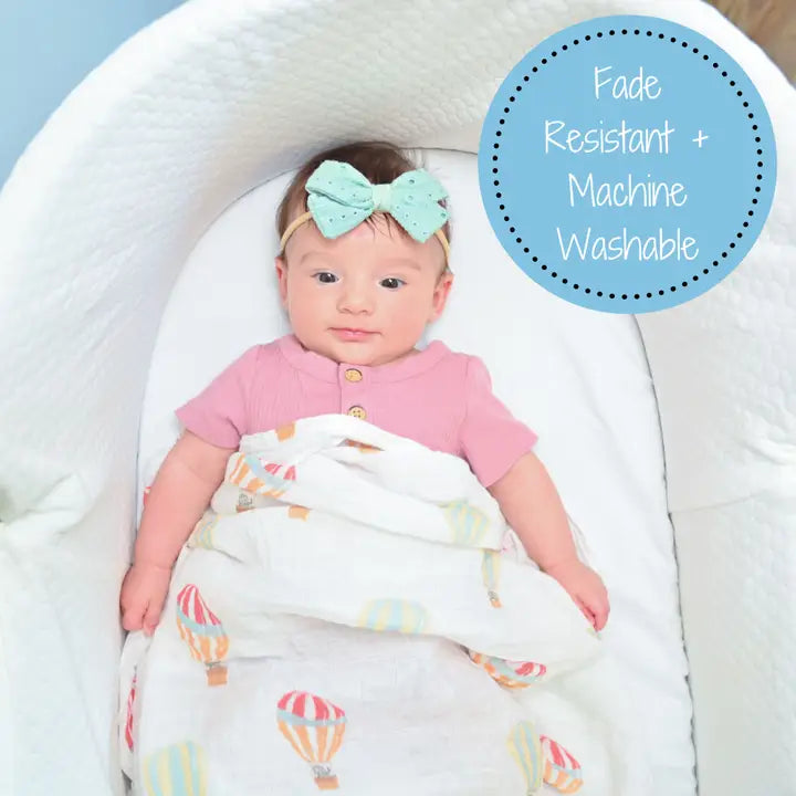 The Sky Is The Limit Baby Muslin Swaddle Blanket