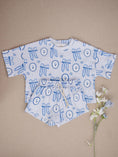 Load image into Gallery viewer, Blue Bow Shorts Set

