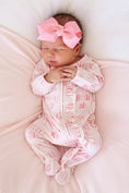 Load image into Gallery viewer, Little Sis Ruffle Zipper Footie
