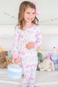 Load image into Gallery viewer, Two Piece Bamboo Pajamas Birthday Bash Pink
