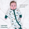 Load image into Gallery viewer, Dinosaur Bamboo Convertible Sleeper
