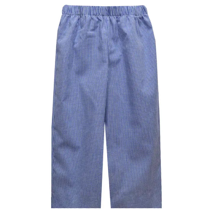 Gingham Boys Pants