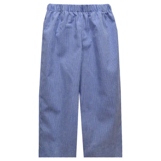 Gingham Boys Pants