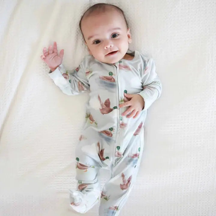 Little Duckling Zipper Footie