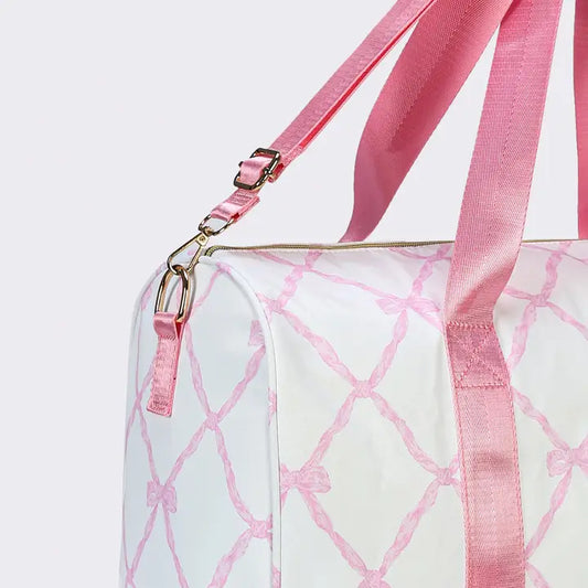 Bow Print Duffel Bag