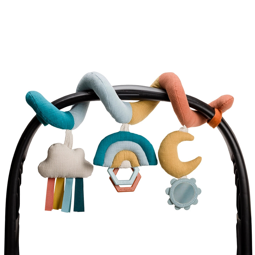 Itzy Bitzy Spiral Car Seat Activity - Rainbow