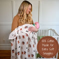 Load image into Gallery viewer, Life Is Better In Boots Baby Muslin Swaddle Blanket
